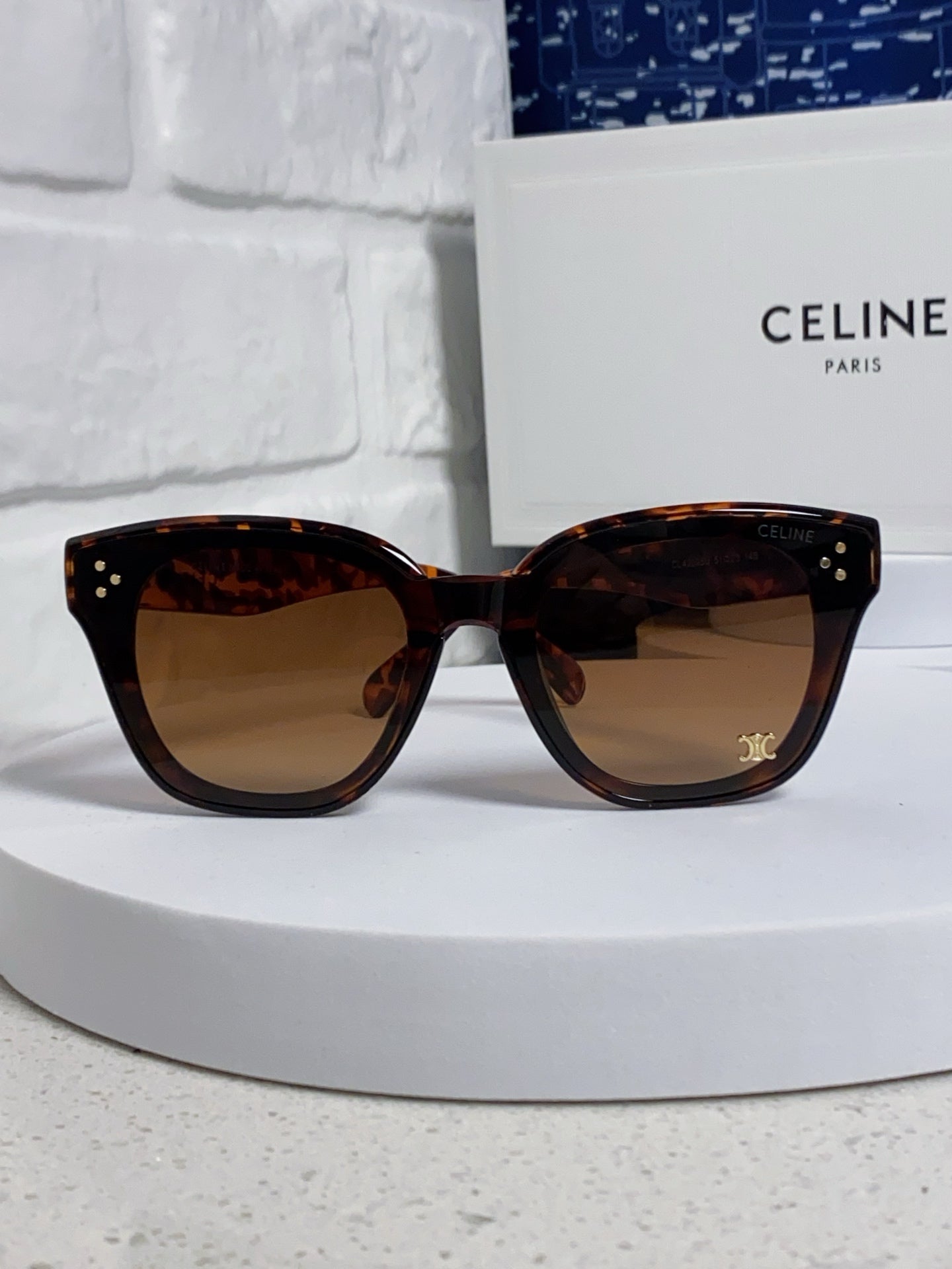 Celine Square Brown Lens Sunglasses for Men & Women - 158431 - detail image 2