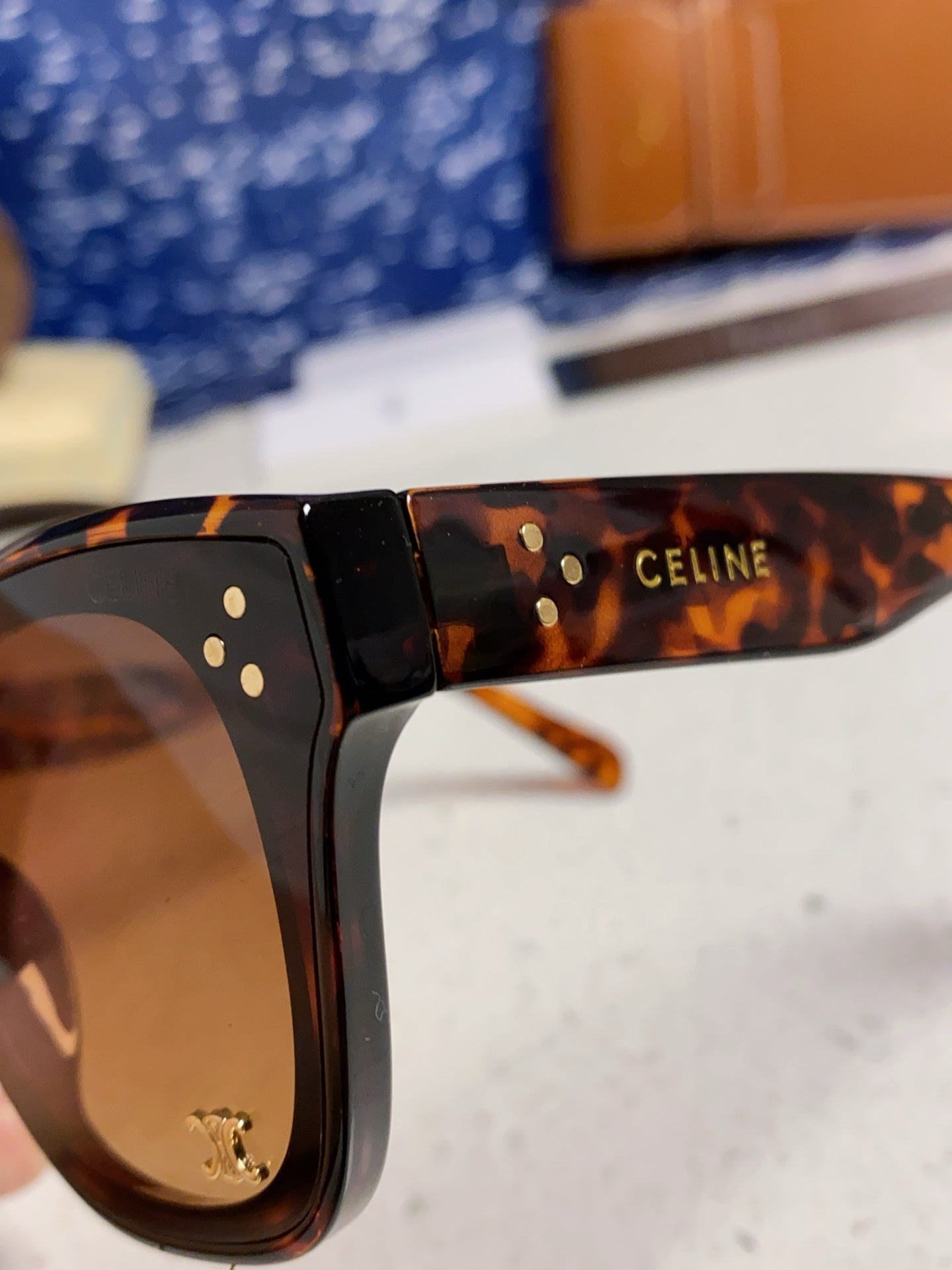 Celine Square Brown Lens Sunglasses for Men & Women - 432021 - detail image 7