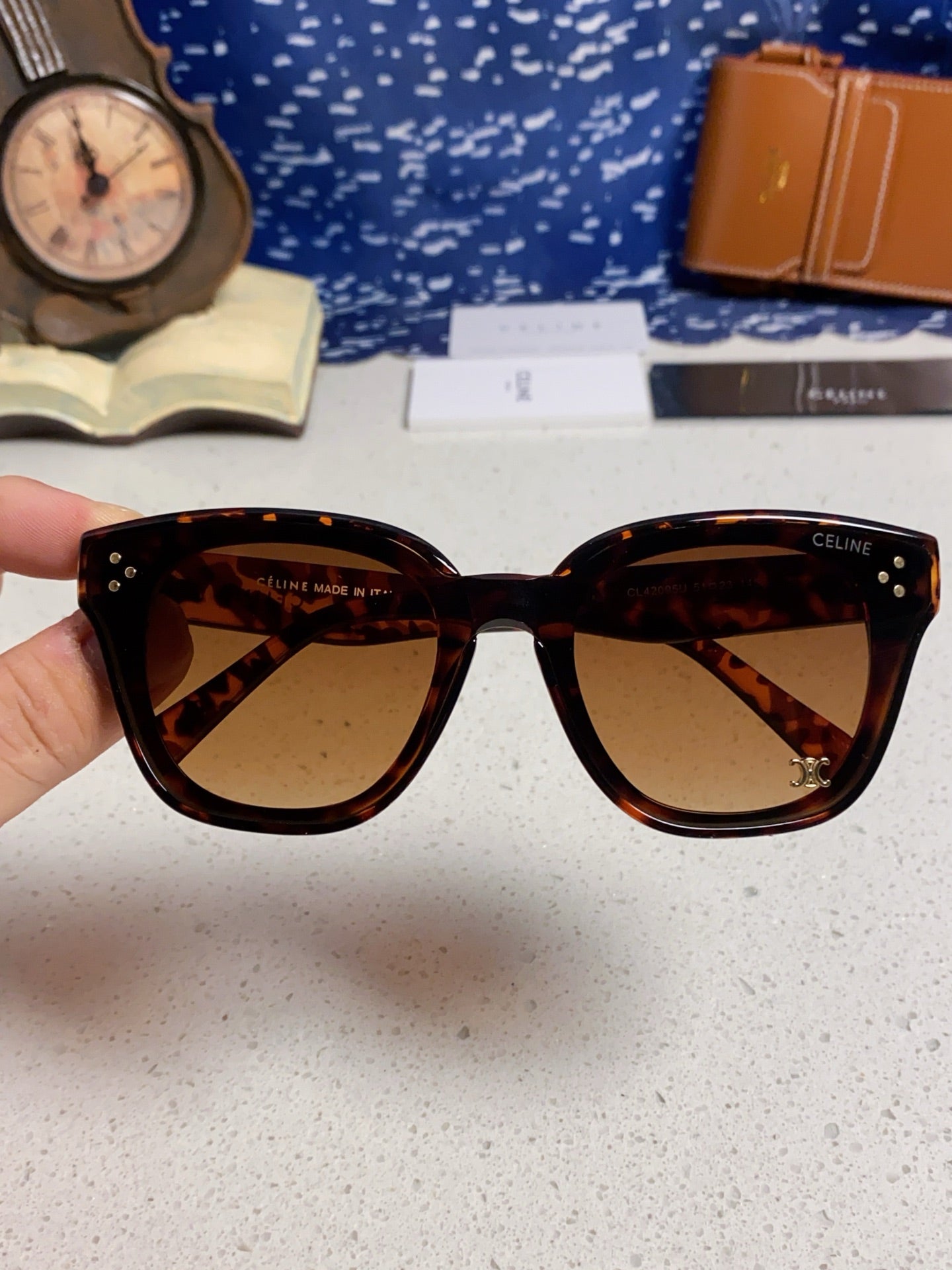 Celine Square Brown Lens Sunglasses for Men & Women - 432021 - detail image 4
