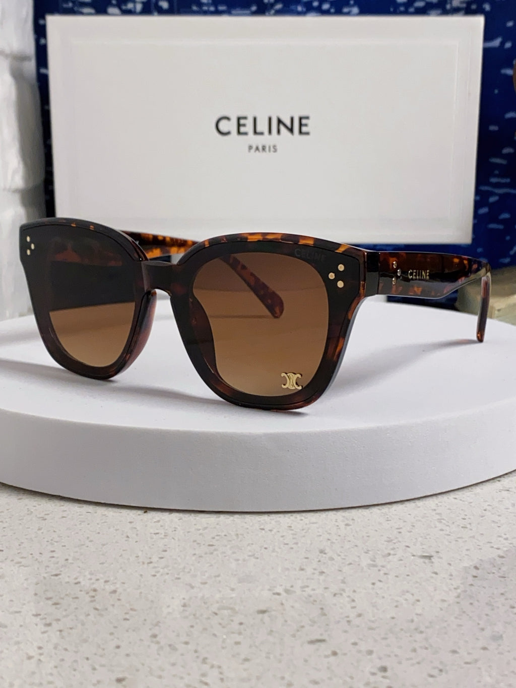 Celine Square Brown Lens Sunglasses for Men & Women - 158431
