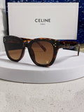 Celine Square Brown Lens Sunglasses for Men & Women - 158431