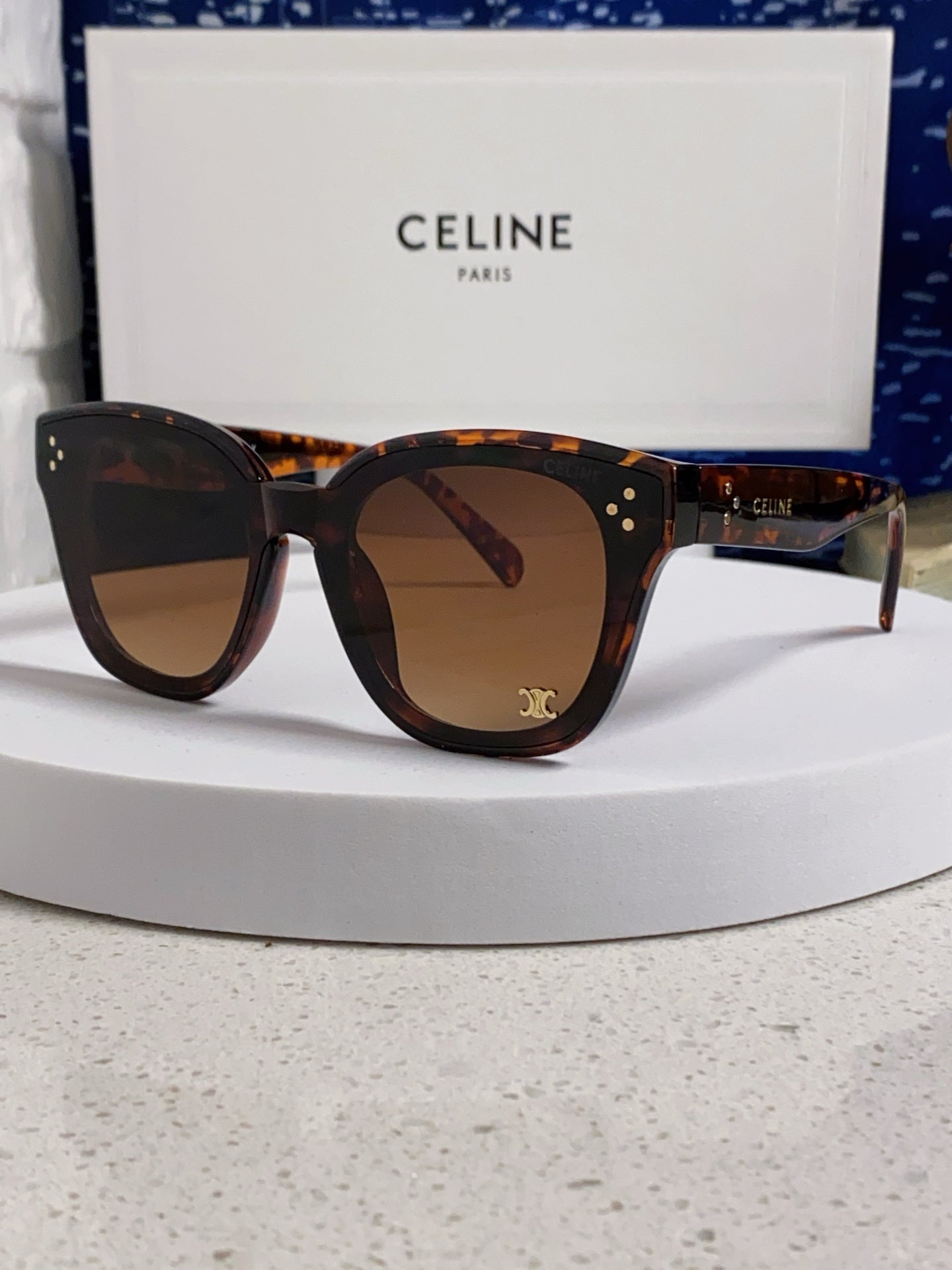 Celine Square Brown Lens Sunglasses for Men & Women - 158431