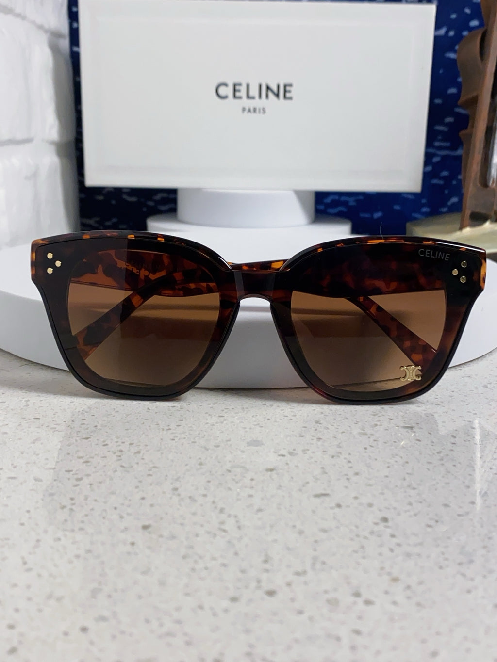 Celine Square Brown Lens Sunglasses for Men & Women - 432021 - detail image 9