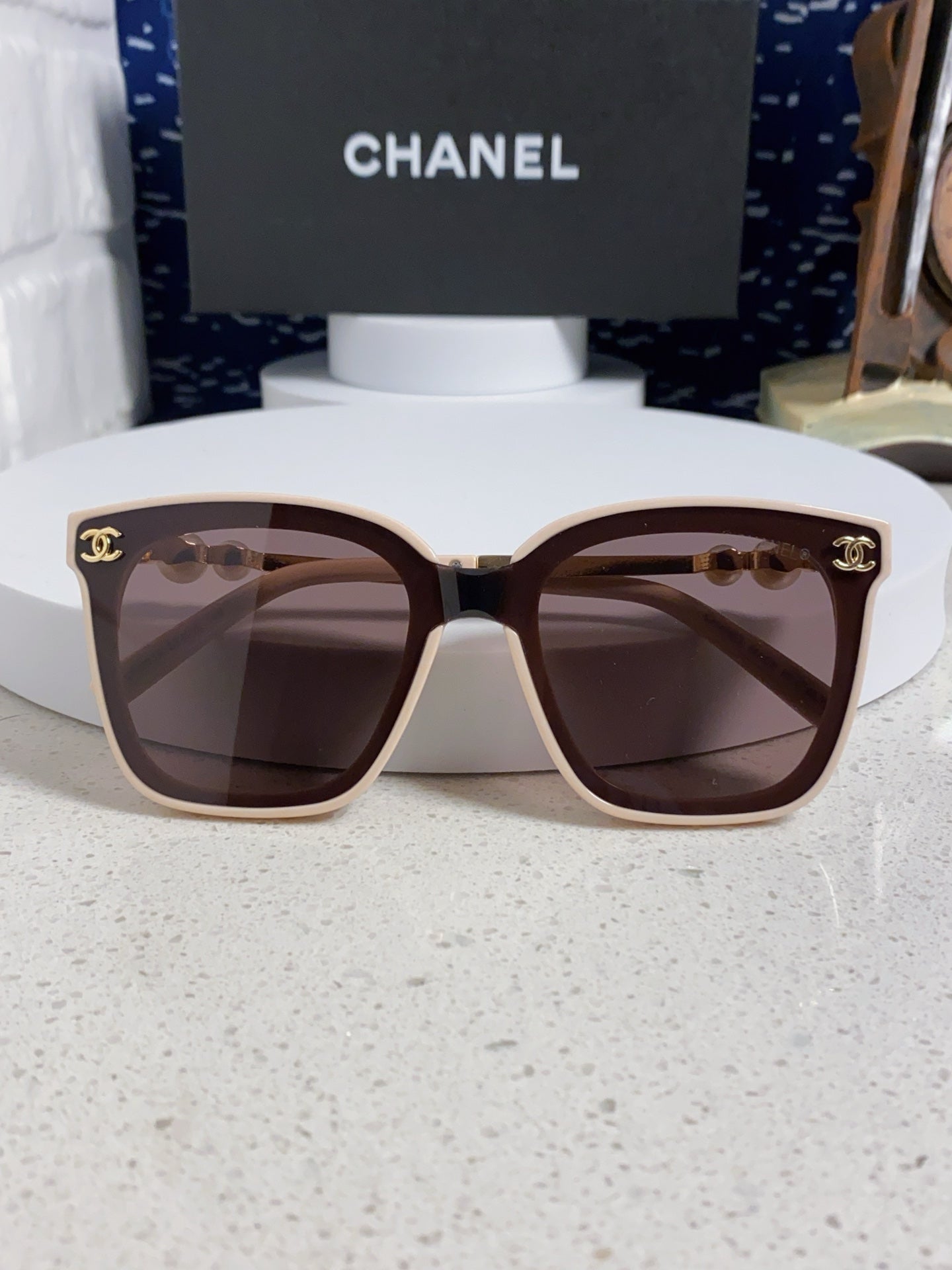 Chanel Fashion Silver Lens Sunglasses for Women - 431665 - detail image 8