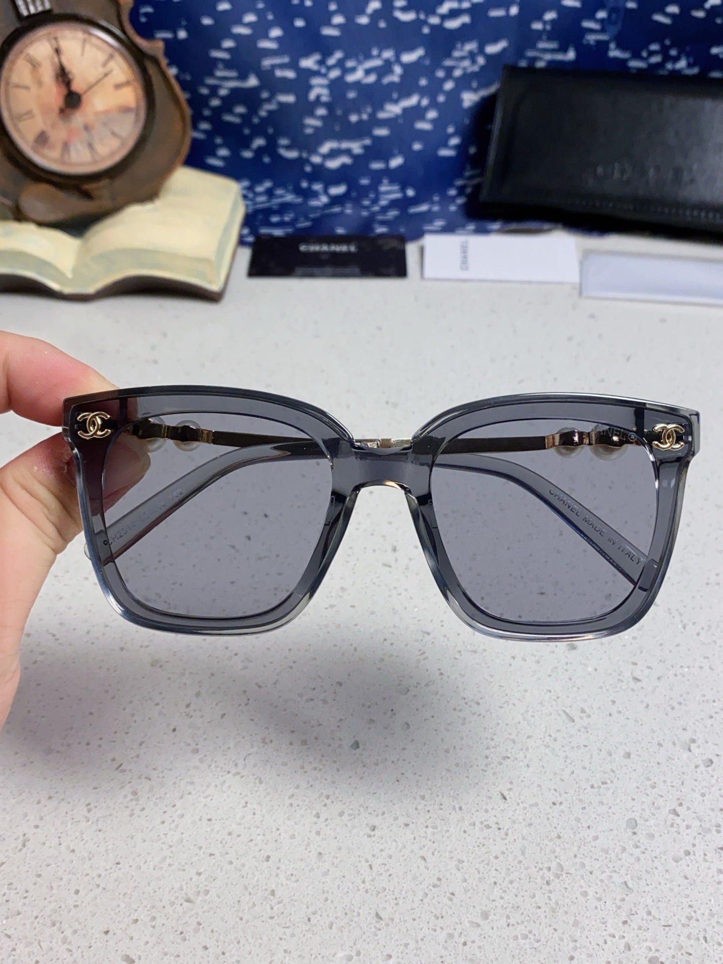 Chanel Fashion Silver Lens Sunglasses for Women - 431667 - detail image 4