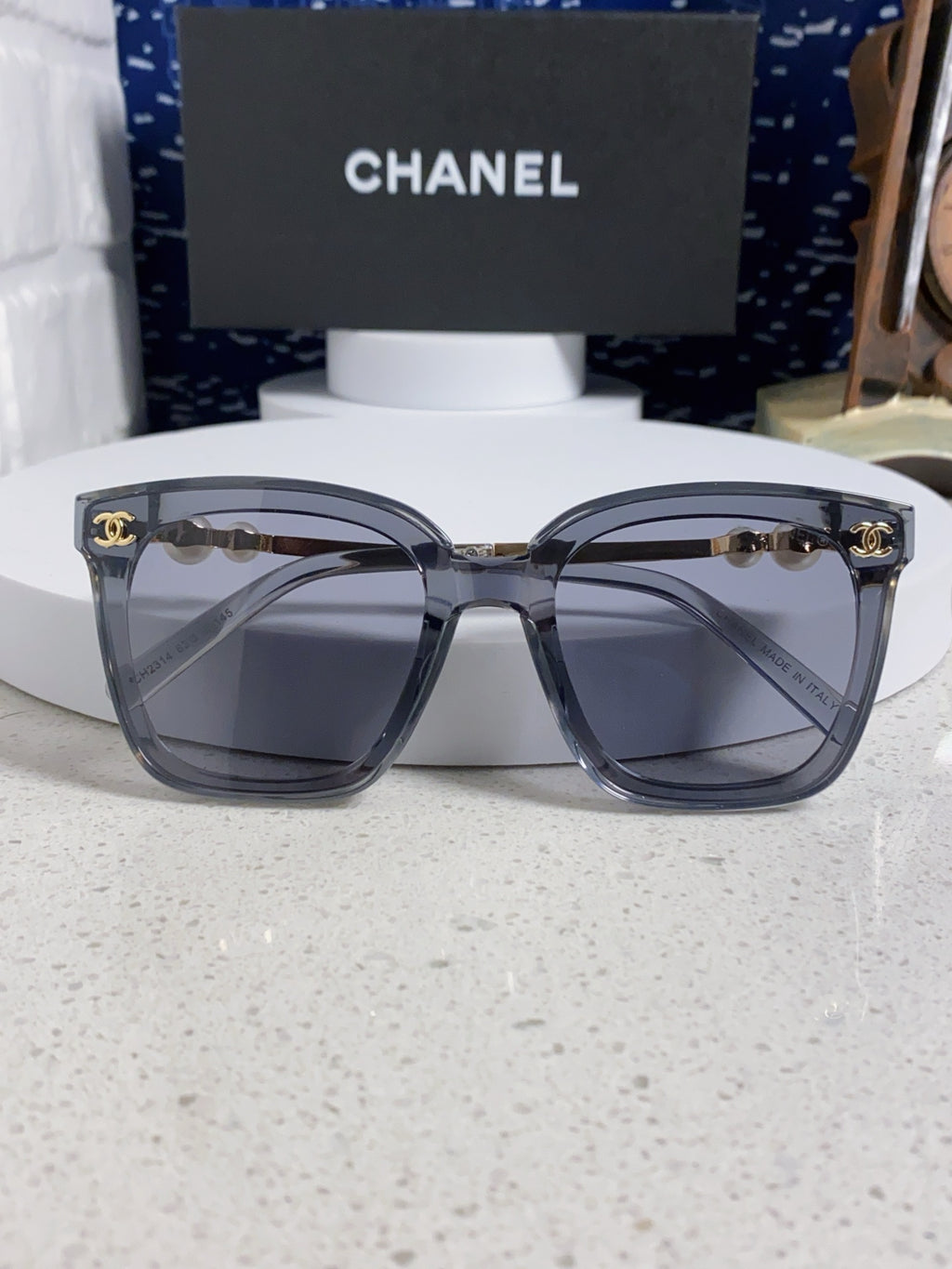 Chanel Fashion Silver Lens Sunglasses for Women - 431667 - detail image 8