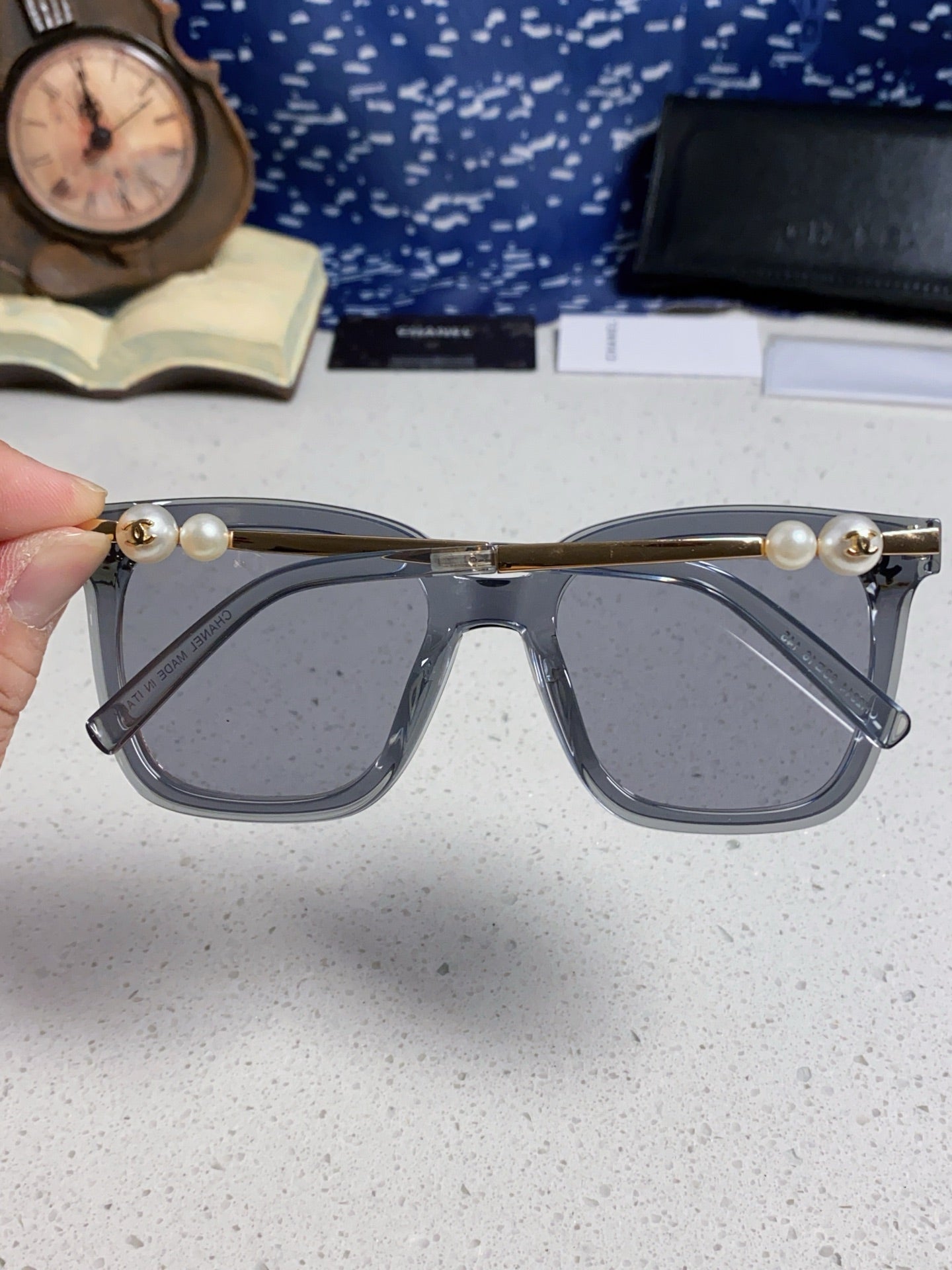 Chanel Fashion Silver Lens Sunglasses for Women - 431667 - detail image 5