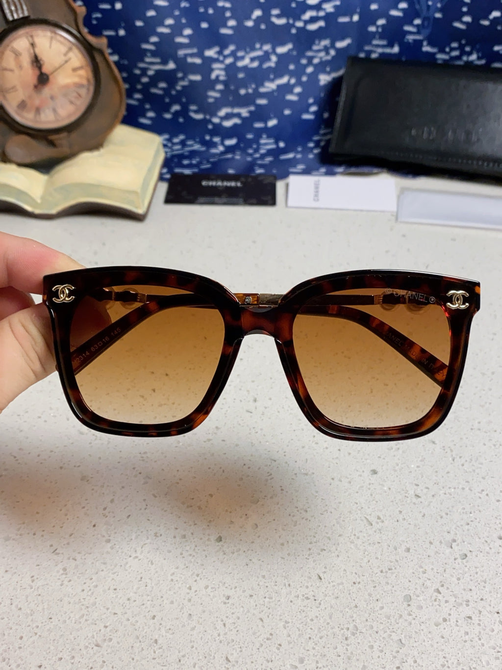 Chanel Fashion Gold Lens Sunglasses for Women - detail image 4