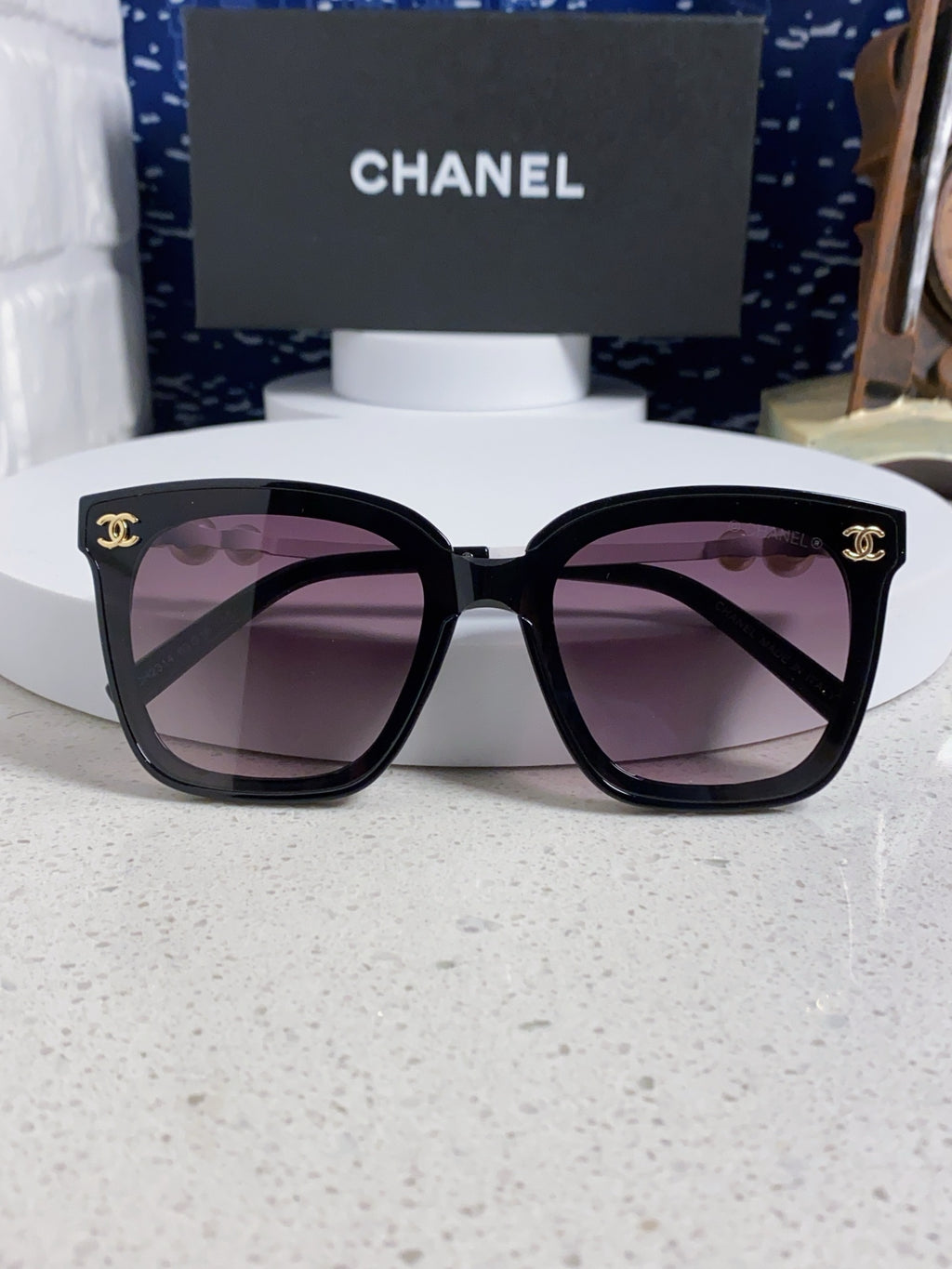 Chanel Fashion Silver Lens Sunglasses for Women - 431669 - detail image 8