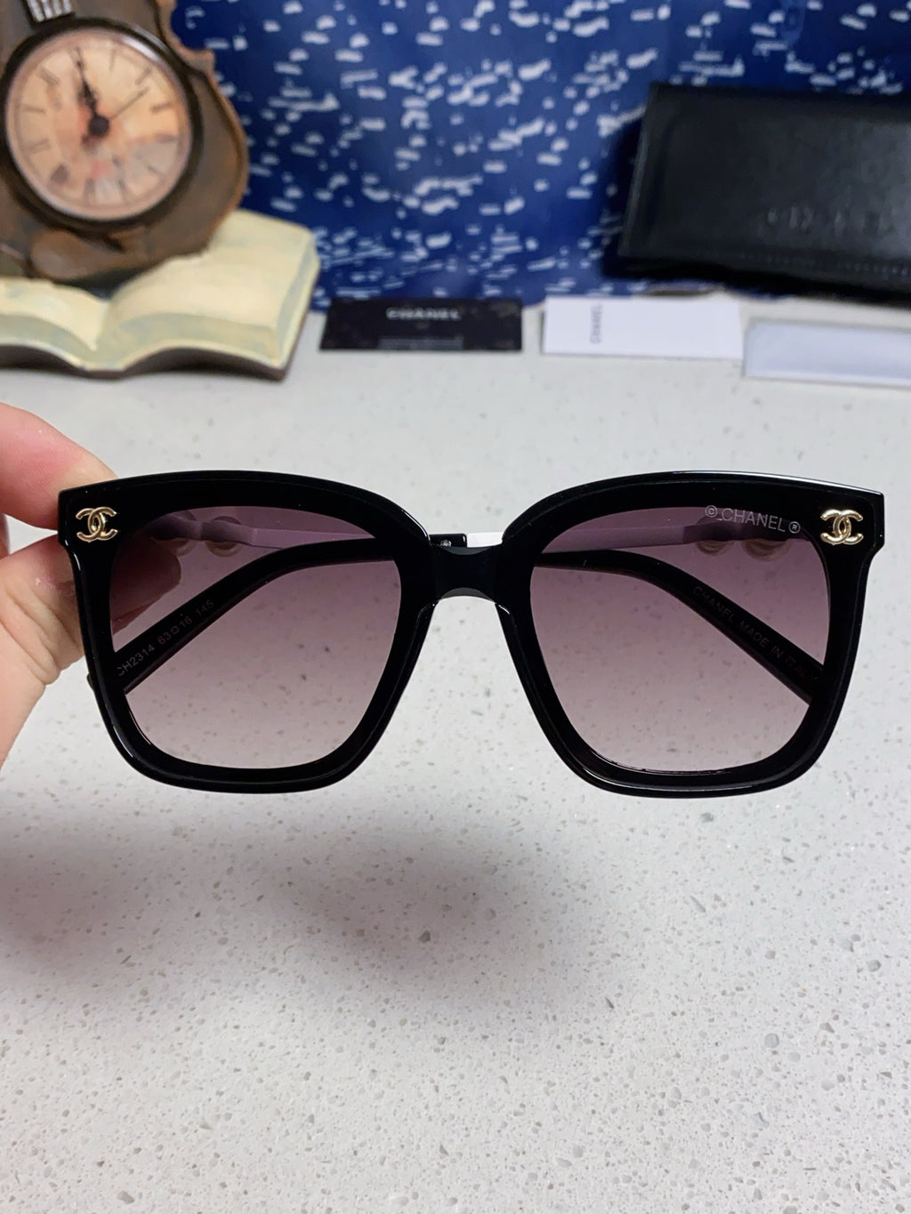 Chanel Fashion Silver Lens Sunglasses for Women - 431669 - detail image 4