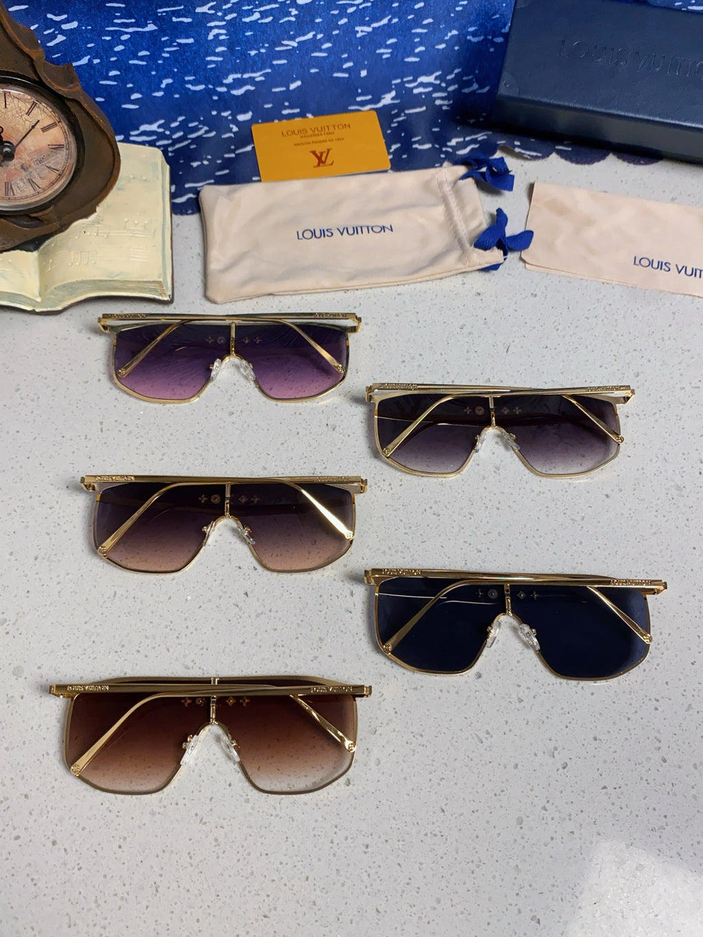 Louis Vuitton Square Silver Lens Sunglasses for Women - detail image 11