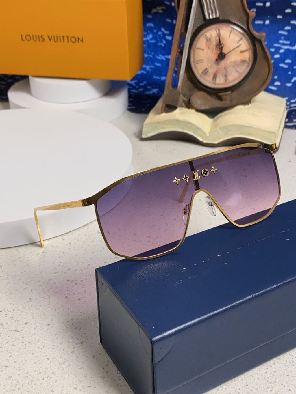 Louis Vuitton Square Silver Lens Sunglasses for Women - detail image 10