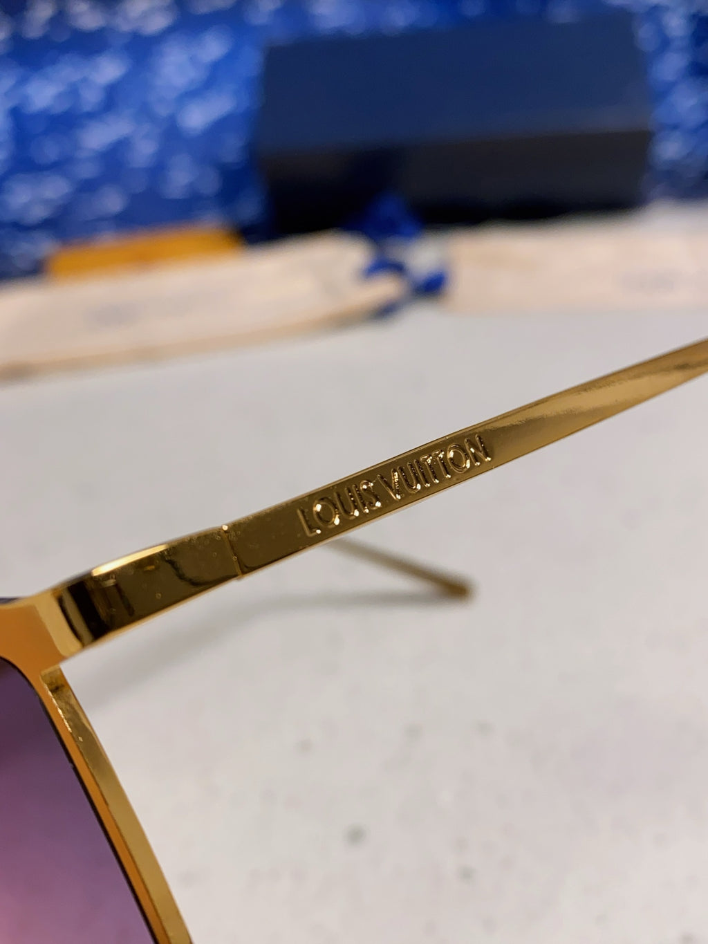 Louis Vuitton Square Silver Lens Sunglasses for Women - detail image 7