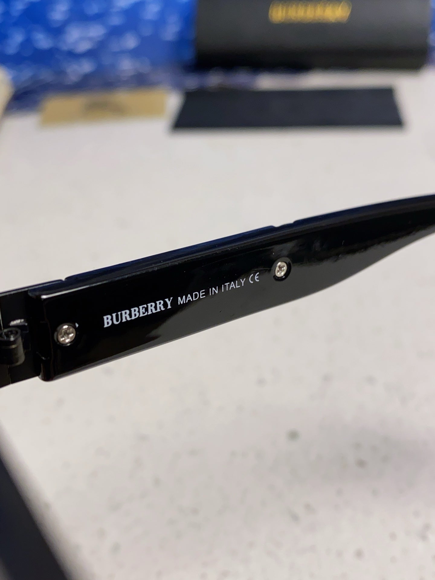 Burberry Metal Square Silver Lens Sunglasses for Men & Women - 449629 - detail image 8
