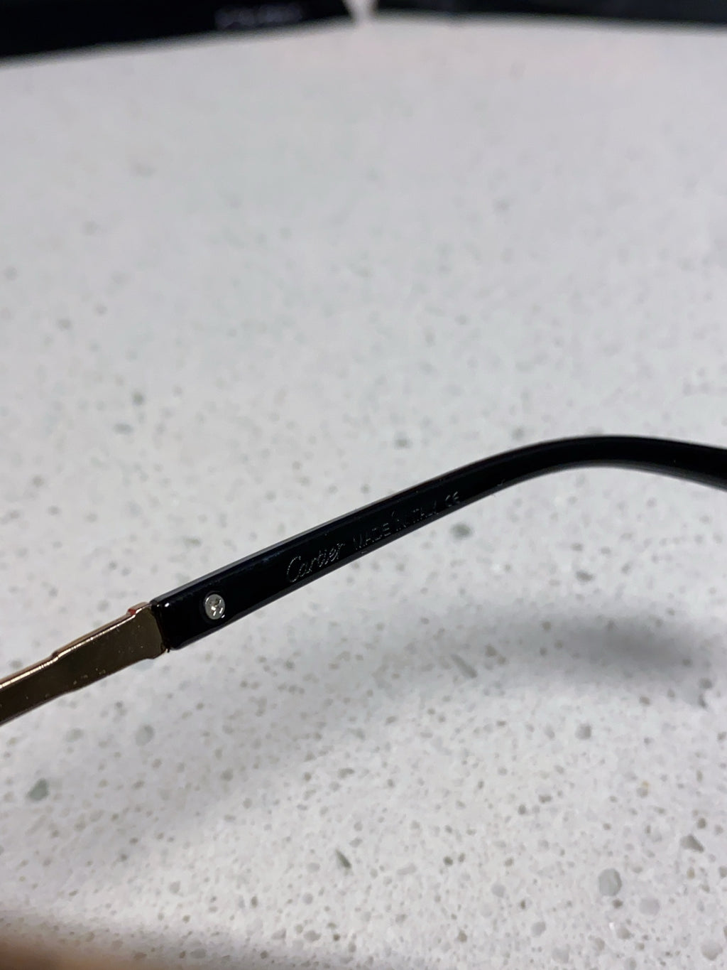 Cartier Lightweight Metal Rimless Brown Lens Sunglasses for Men & Wom - 465796 - detail image 8