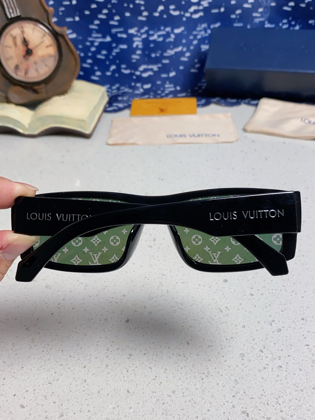 Louis Vuitton Fashion Orange Lens Sunglasses for Men & Women - detail image 5