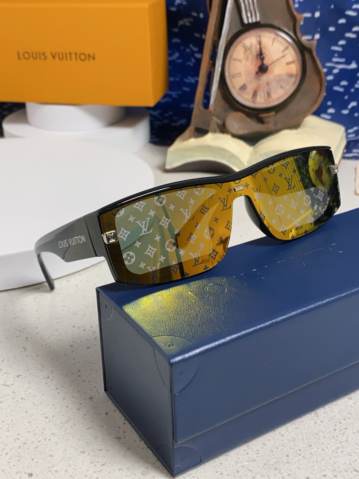 Louis Vuitton Fashion Orange Lens Sunglasses for Men & Women - detail image 10