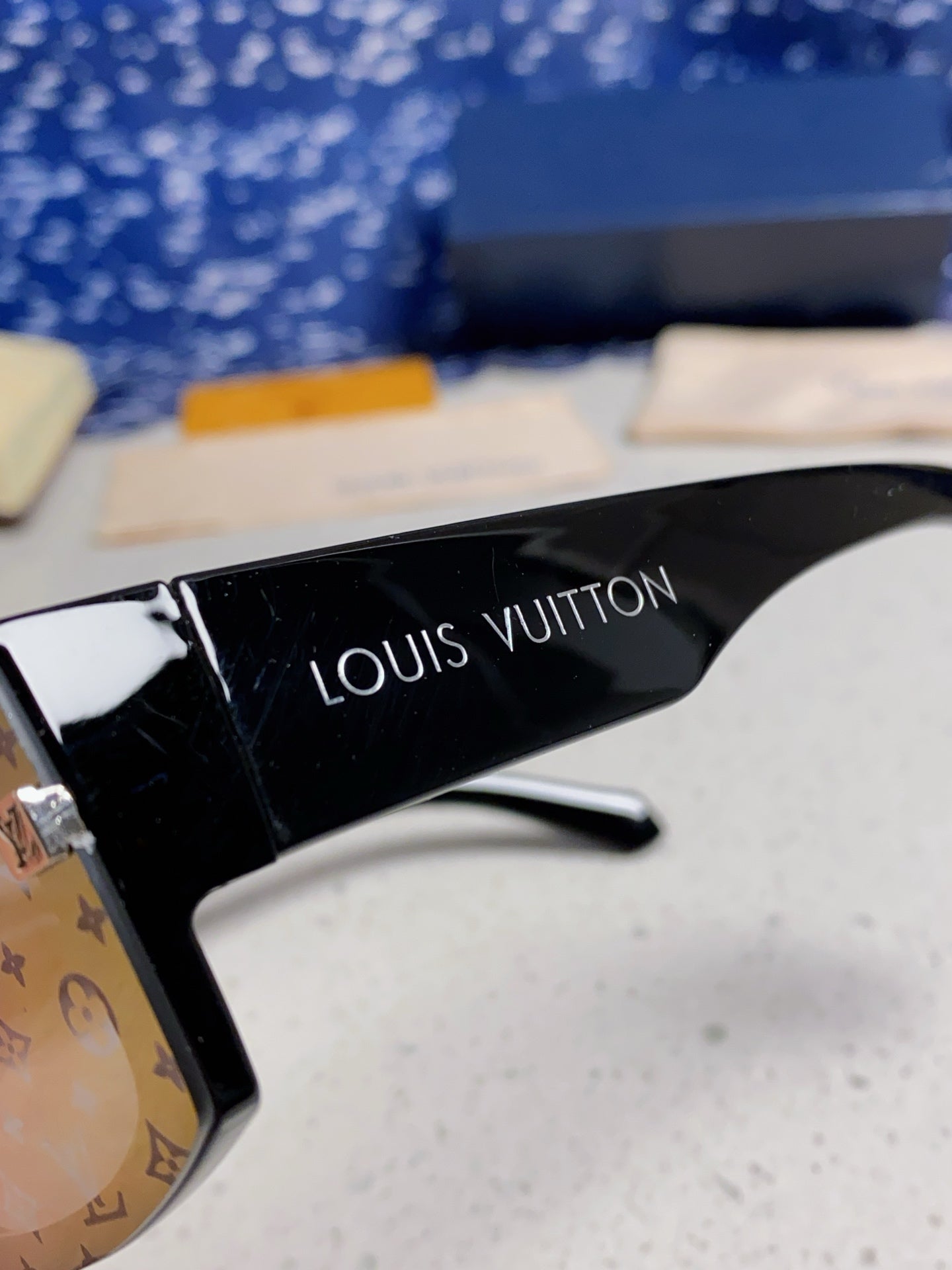 Louis Vuitton Fashion Orange Lens Sunglasses for Men & Women - detail image 7
