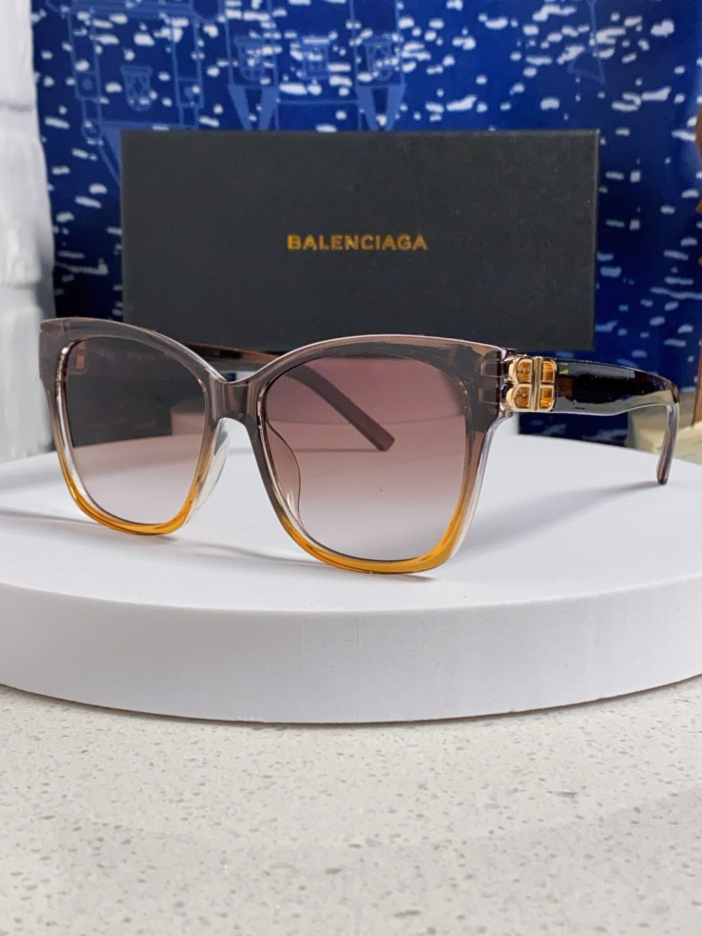 Balenciaga BB0102SA Fashion Red Lens Sunglasses for Men & Women