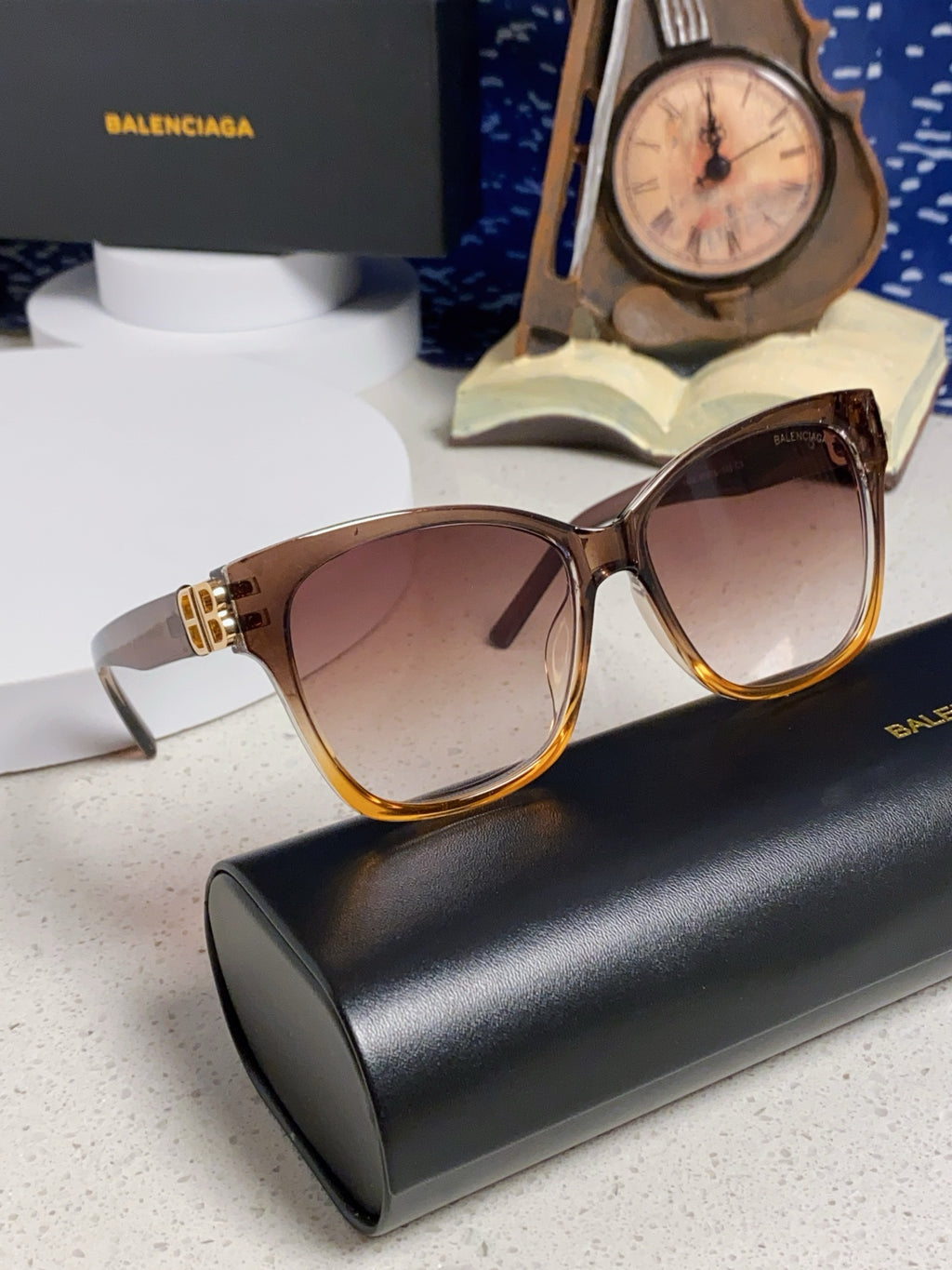 Balenciaga BB0102SA Fashion Red Lens Sunglasses for Men & Women - detail image 10