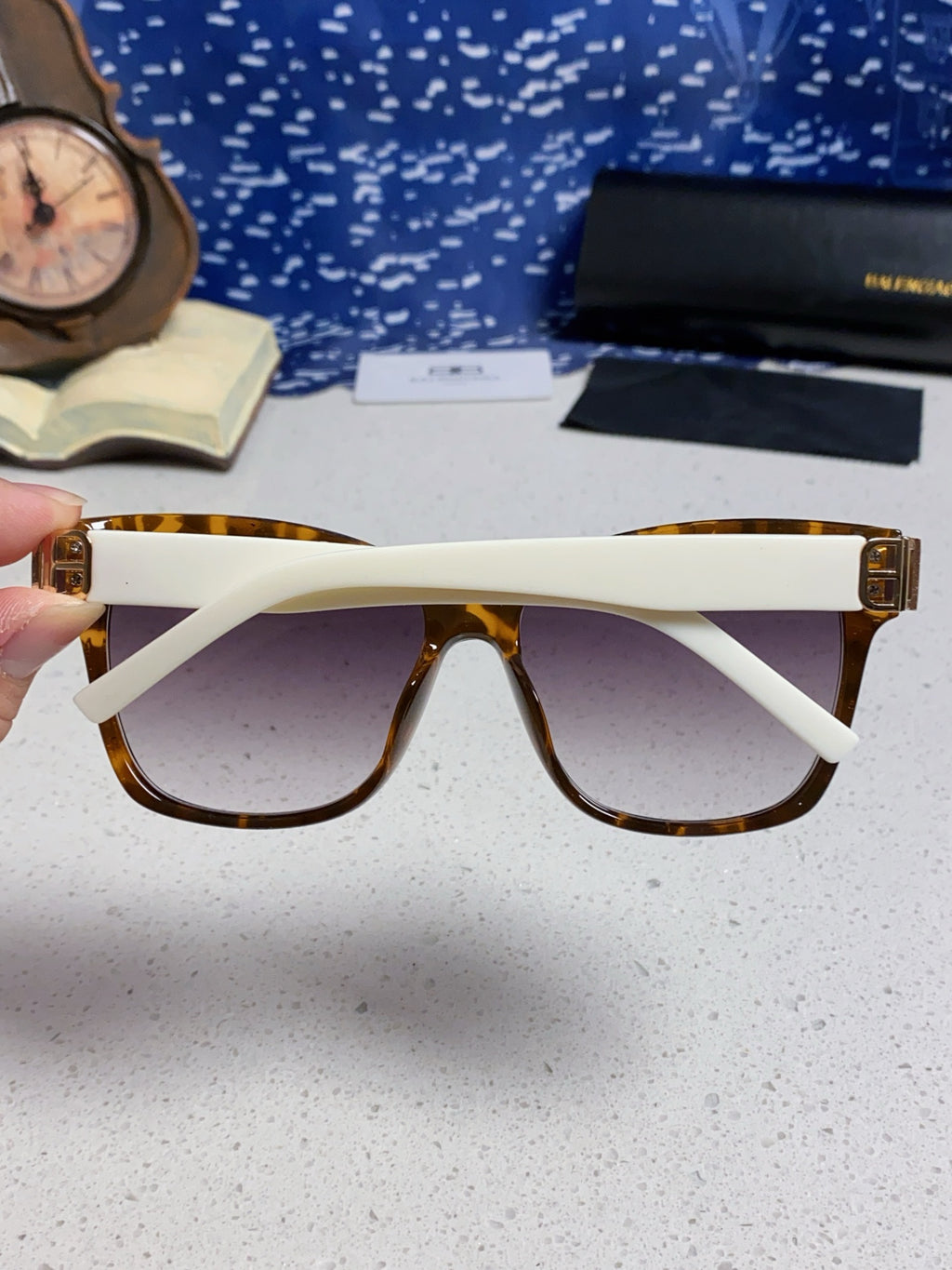 Balenciaga BB0102SA Fashion Silver Lens Sunglasses for Men & Women - detail image 5