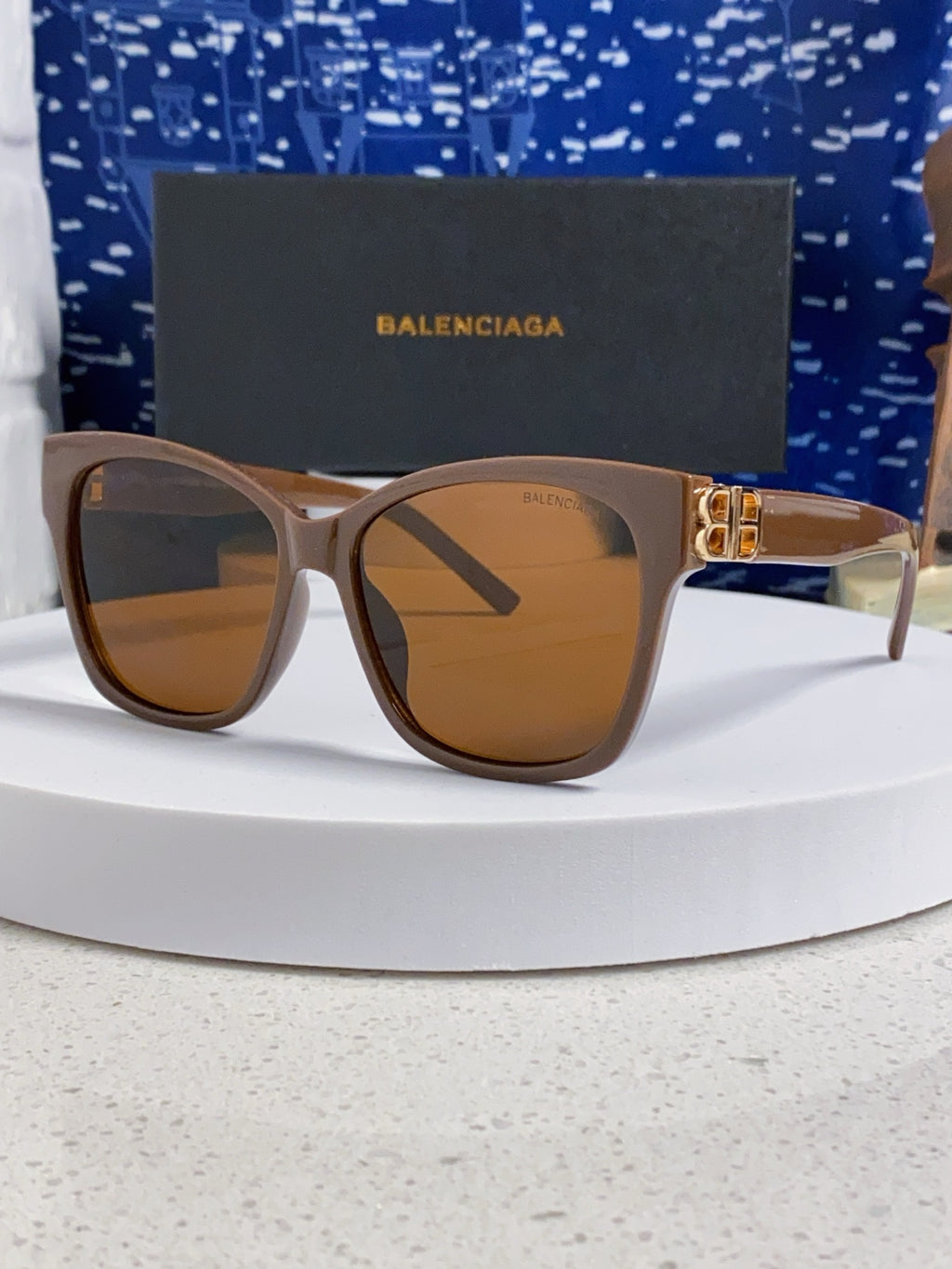 Balenciaga BB0102SA Fashion Brown Lens Sunglasses for Men & Women