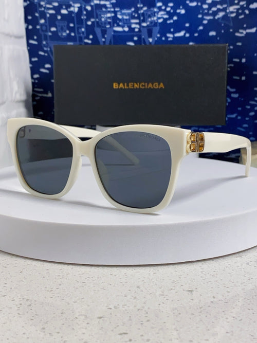 Balenciaga BB0102SA Fashion Blue Lens Sunglasses for Men & Women
