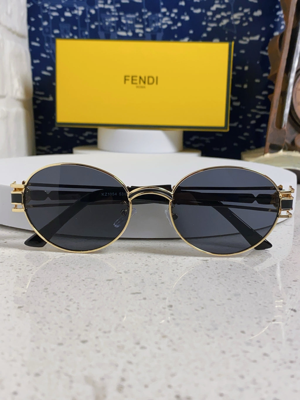 Fendi Metal Oval Silver Lens Sunglasses for Men & Women - 466207 - detail image 8