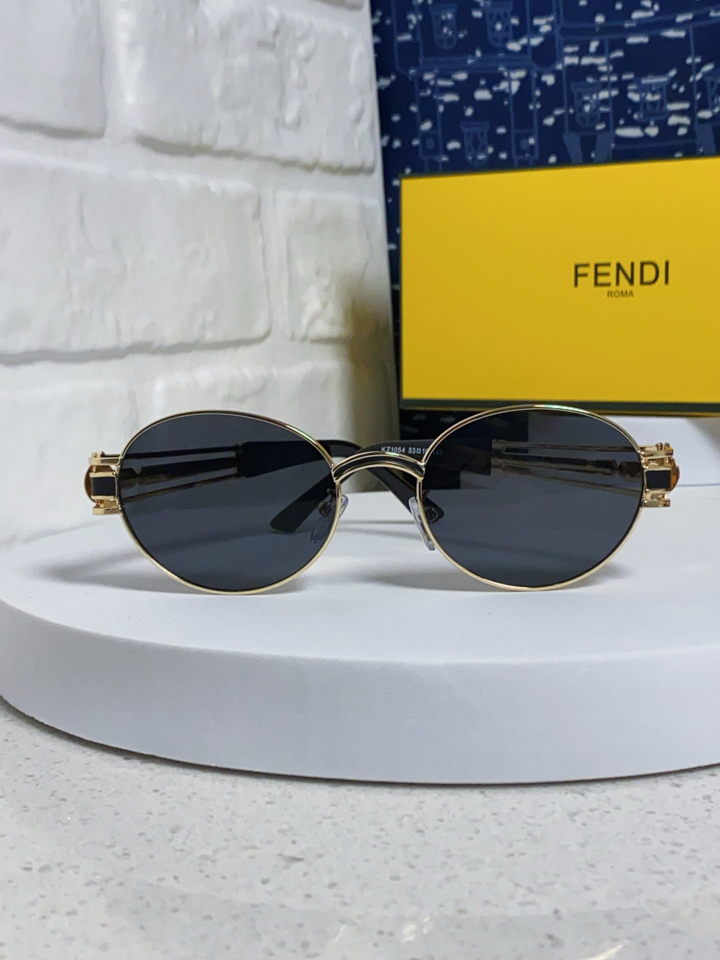 Fendi Metal Oval Silver Lens Sunglasses for Men & Women - 466207 - detail image 2