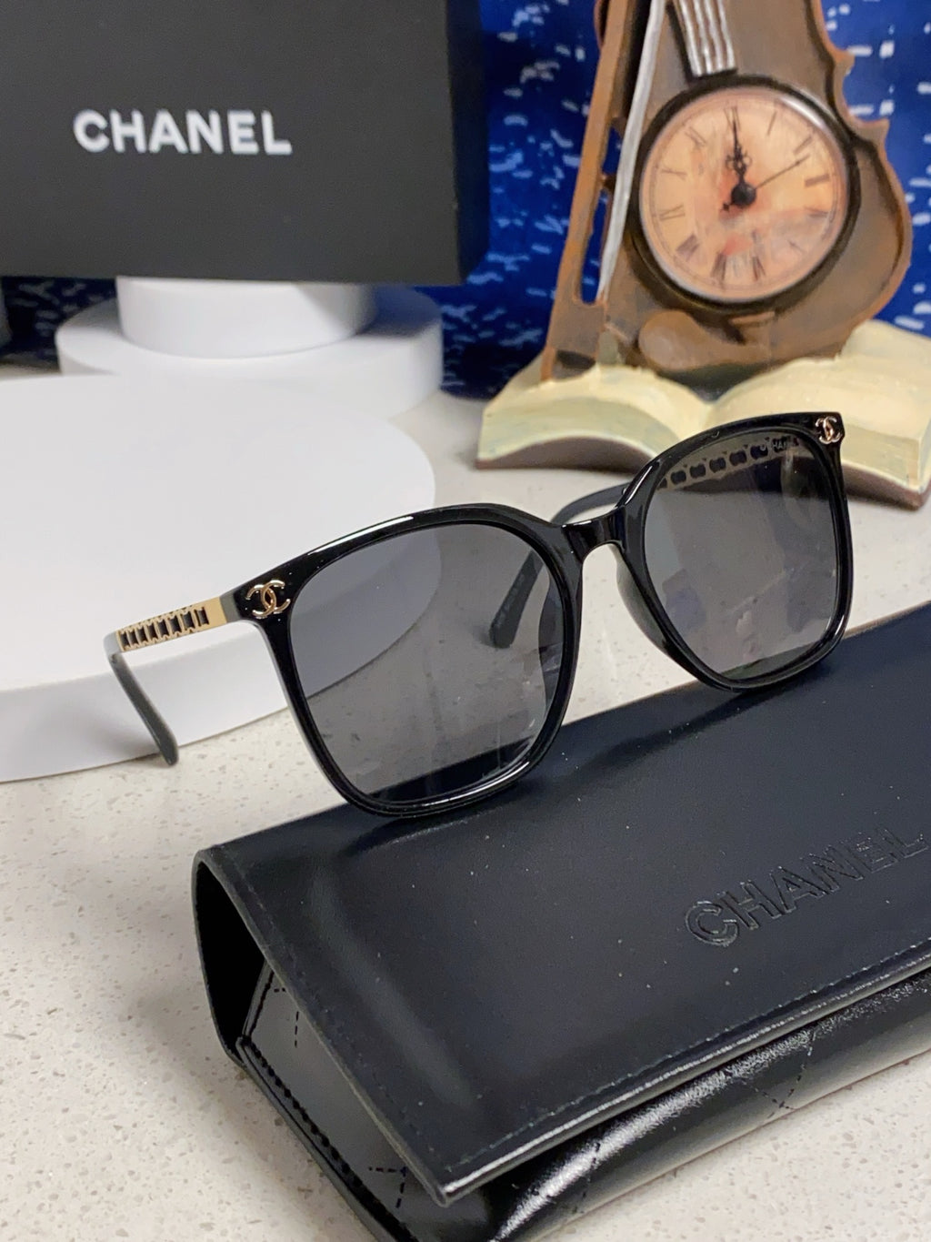 Chanel Fashion Gray Lens Sunglasses for Women - detail image 10