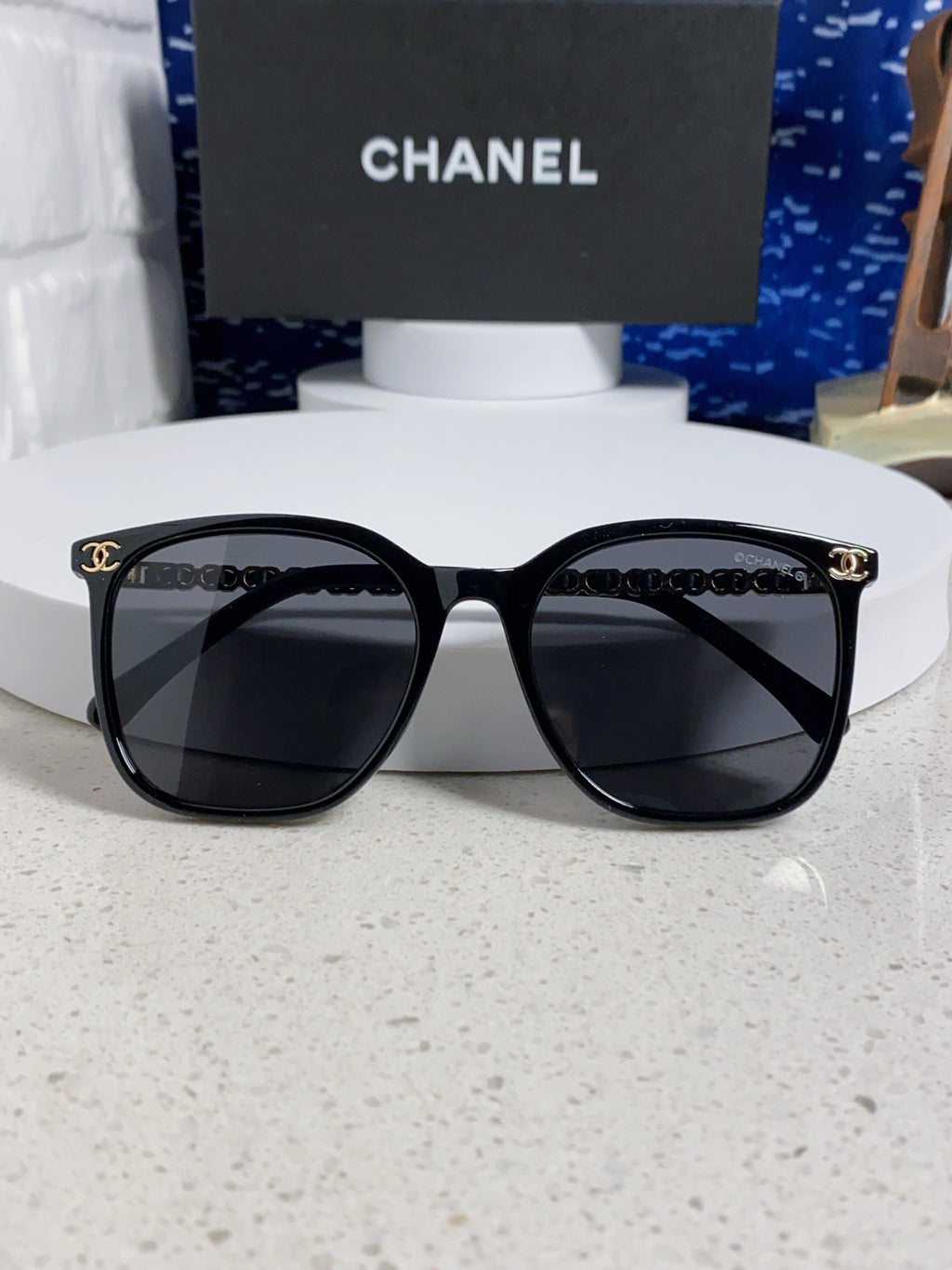 Chanel Fashion Gray Lens Sunglasses for Women - detail image 9