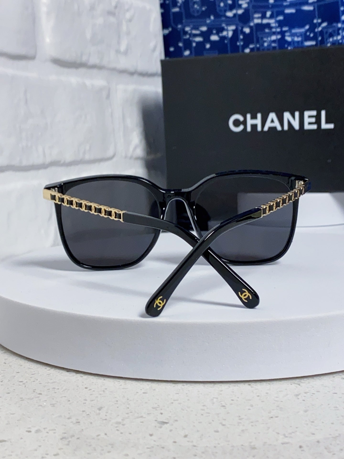Chanel Fashion Gray Lens Sunglasses for Women - detail image 3