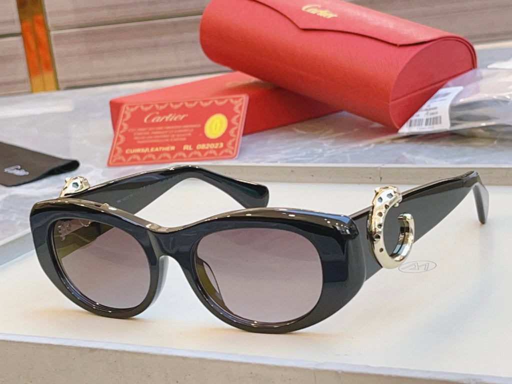 Cartier CT0472S Fashion Black Lens Sunglasses for Men & Women - 415934 - detail image 2