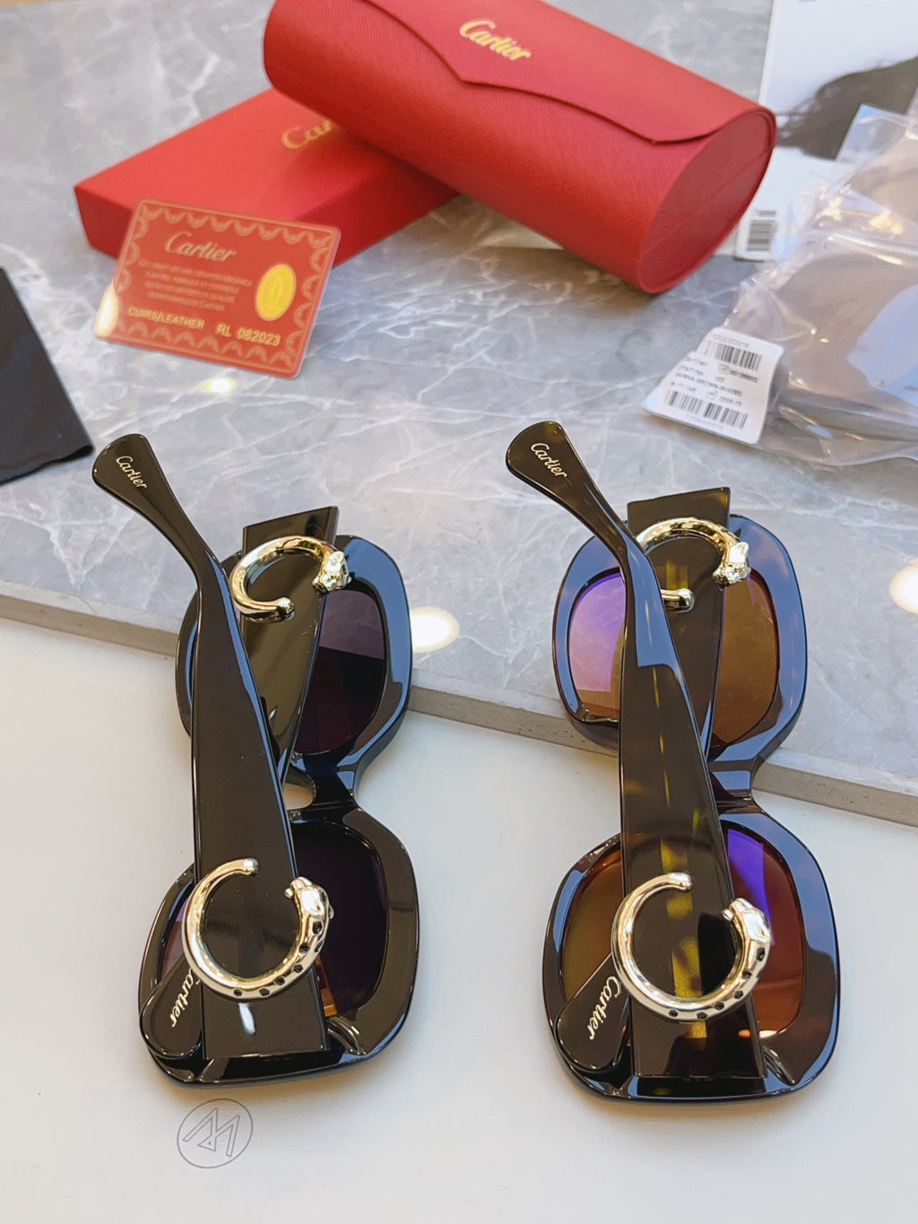 Cartier CT0471S Fashion Black Lens Sunglasses for Men & Women - 415932 - detail image 11