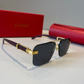 Cartier Lightweight Metal Rimless Silver Lens Sunglasses for Men & Wo - 487231