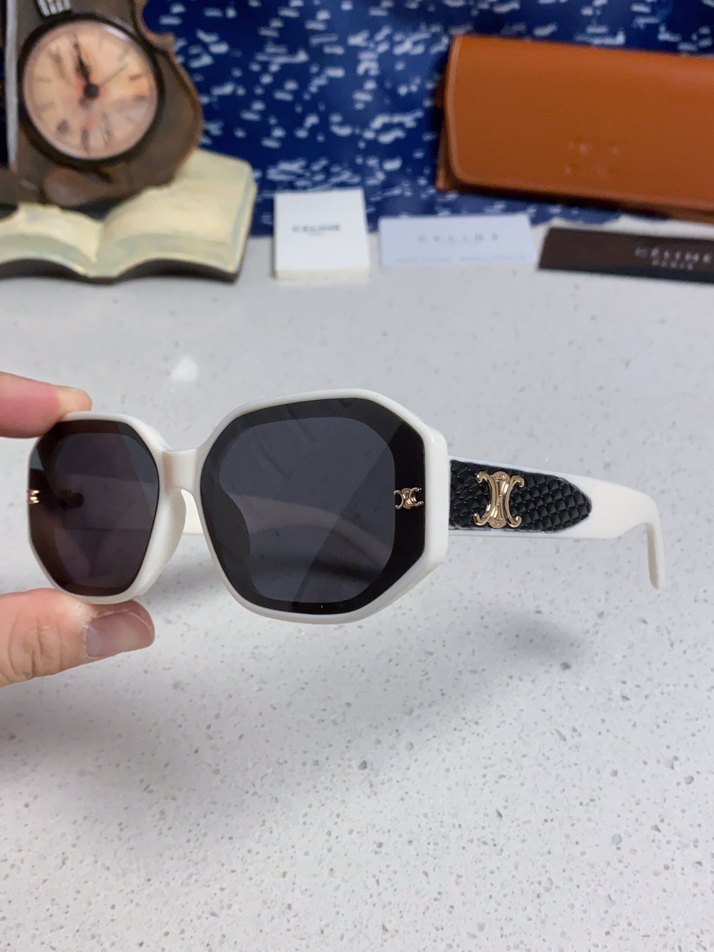 Celine Fashion Black Lens Sunglasses for Women - 382511 - detail image 6