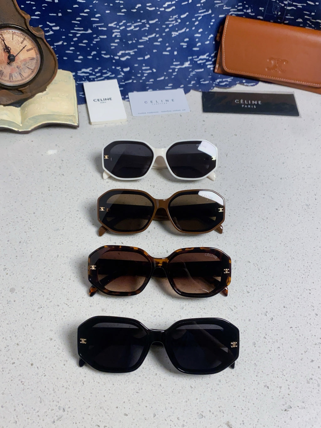 Celine Fashion Black Lens Sunglasses for Women - 382511 - detail image 12