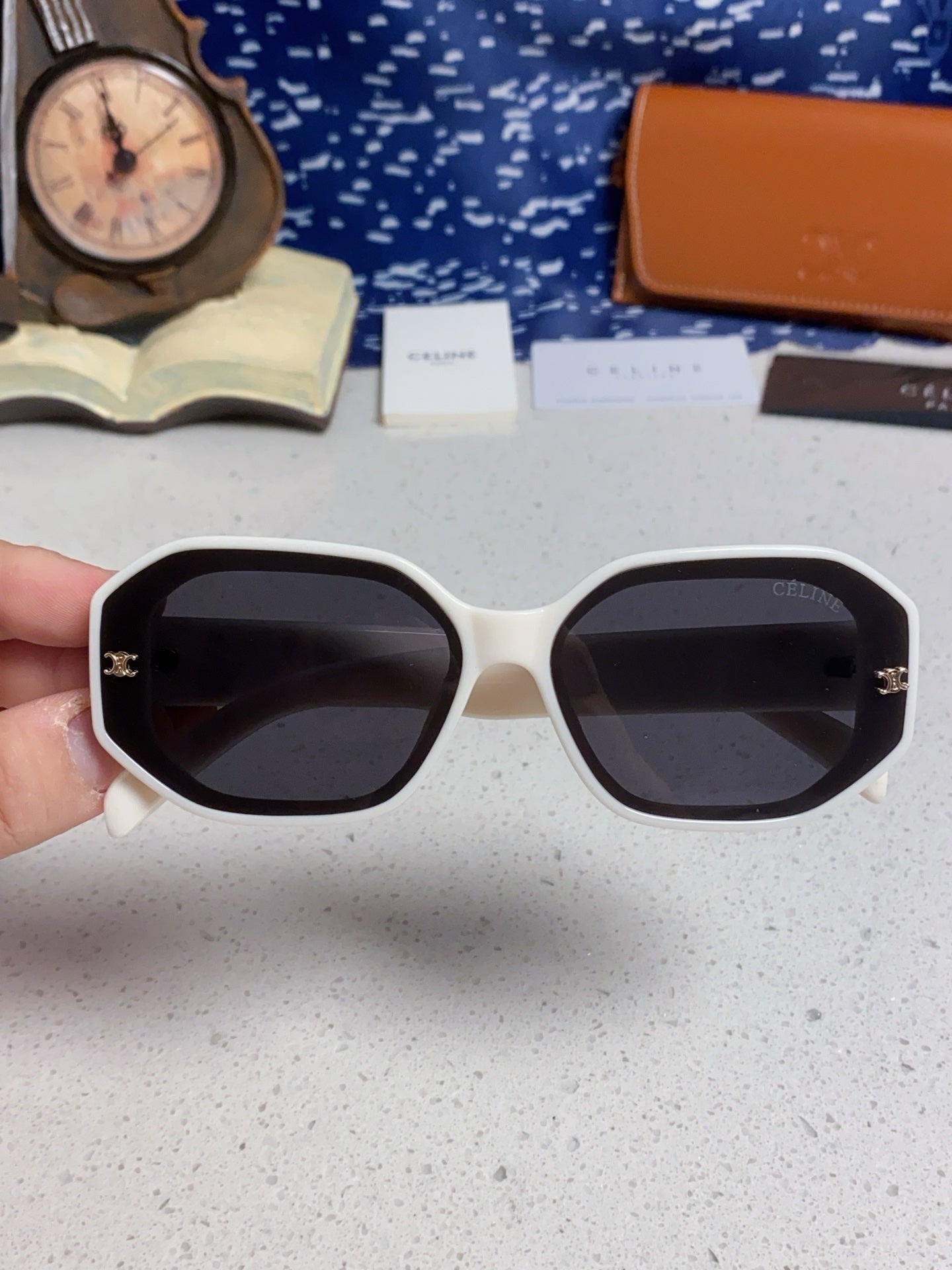 Celine Fashion Black Lens Sunglasses for Women - 382511 - detail image 4