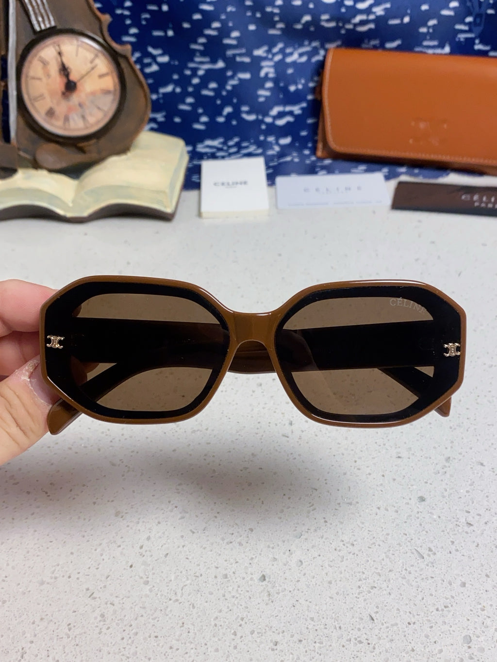 Celine Fashion Black Lens Sunglasses for Women - 382512 - detail image 4