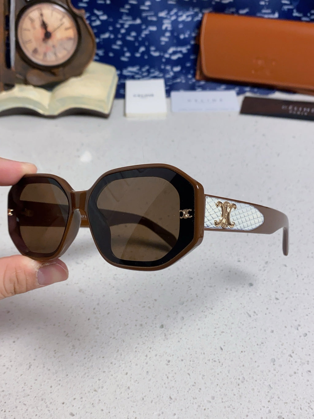 Celine Fashion Black Lens Sunglasses for Women - 382512 - detail image 6