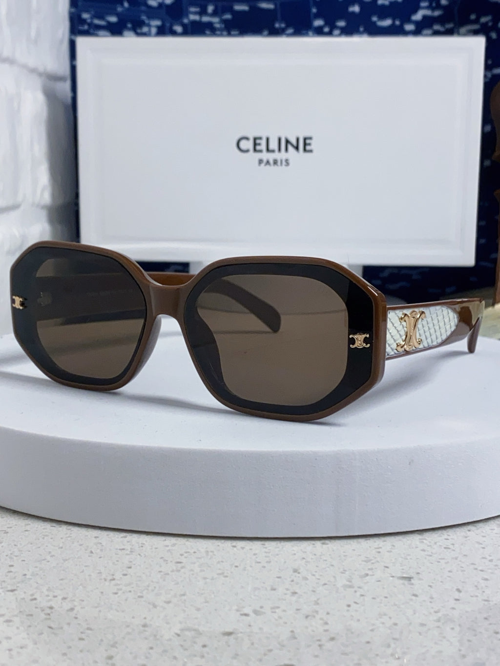 Celine Fashion Black Lens Sunglasses for Women - 382512
