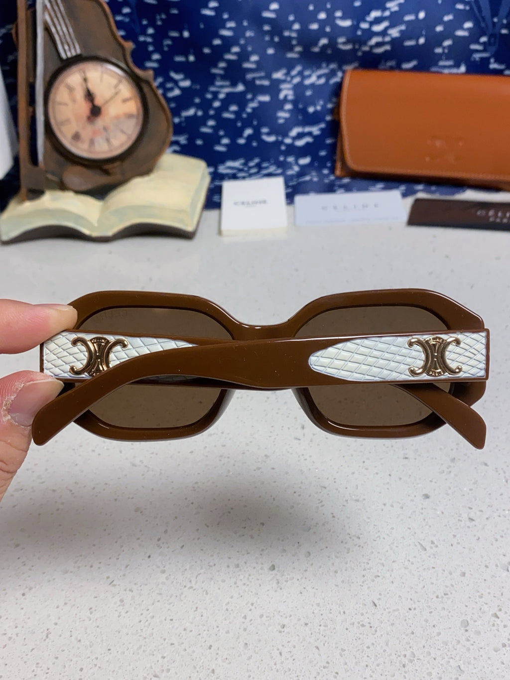 Celine Fashion Black Lens Sunglasses for Women - 382512 - detail image 5