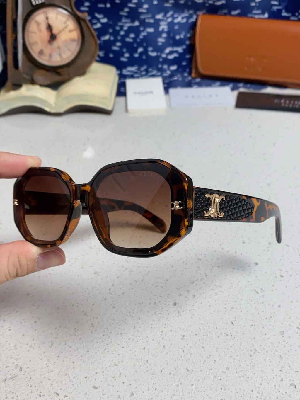 Celine Fashion Red Lens Sunglasses for Women - 382513 - detail image 6