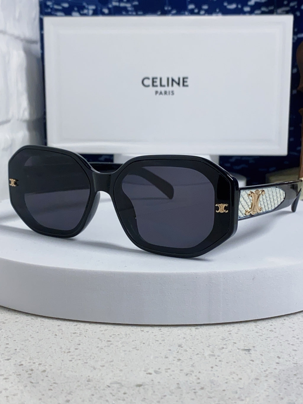 Celine Fashion Black Lens Sunglasses for Women - 382514