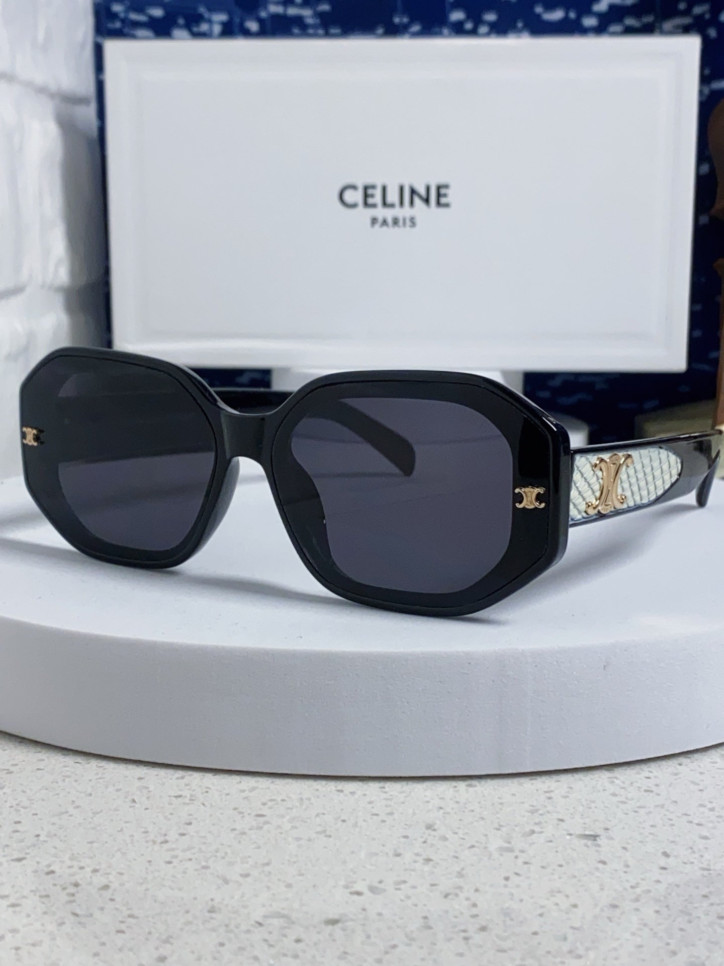 Celine Fashion Black Lens Sunglasses for Women - 382514