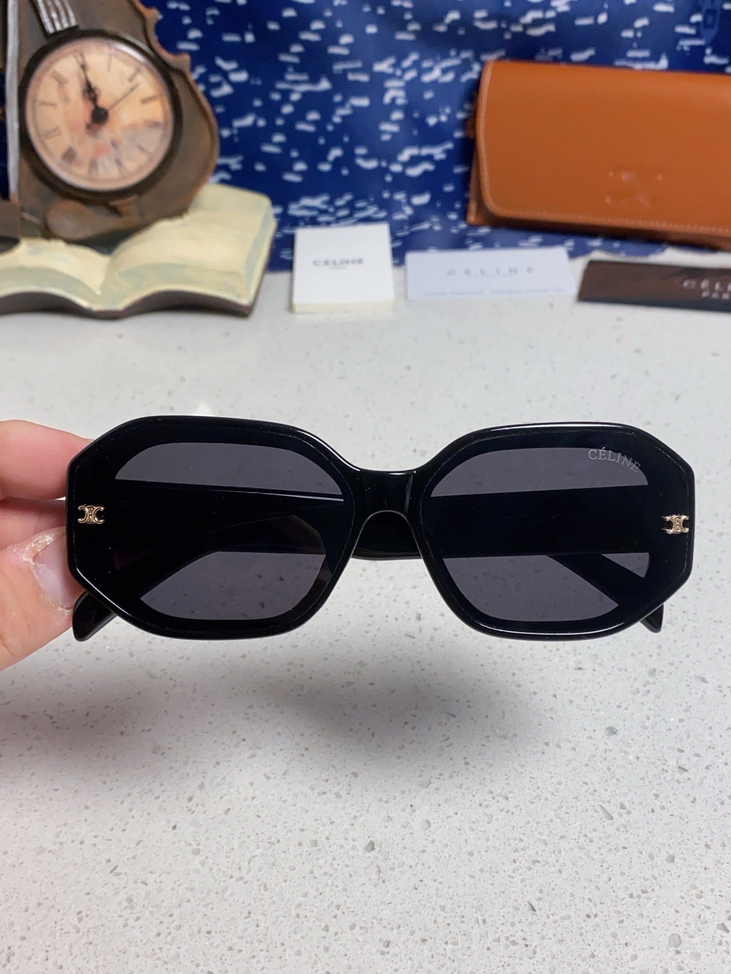 Celine Fashion Black Lens Sunglasses for Women - 382514 - detail image 4