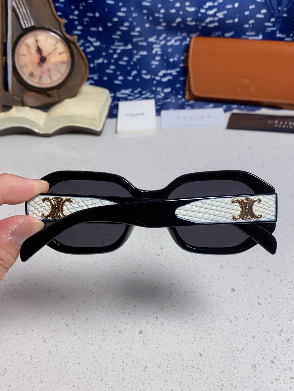 Celine Fashion Black Lens Sunglasses for Women - 382514 - detail image 5