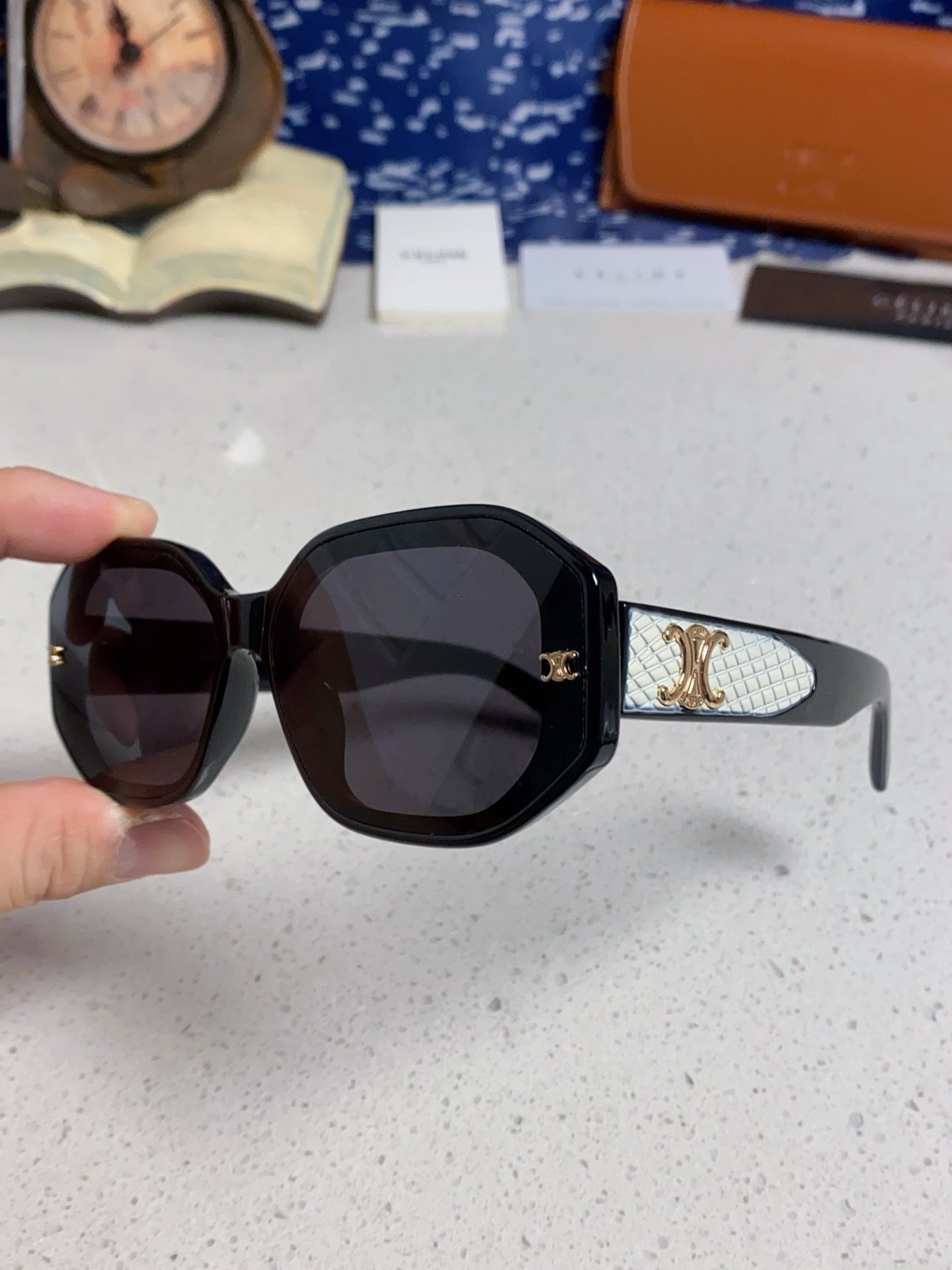 Celine Fashion Black Lens Sunglasses for Women - 382514 - detail image 6