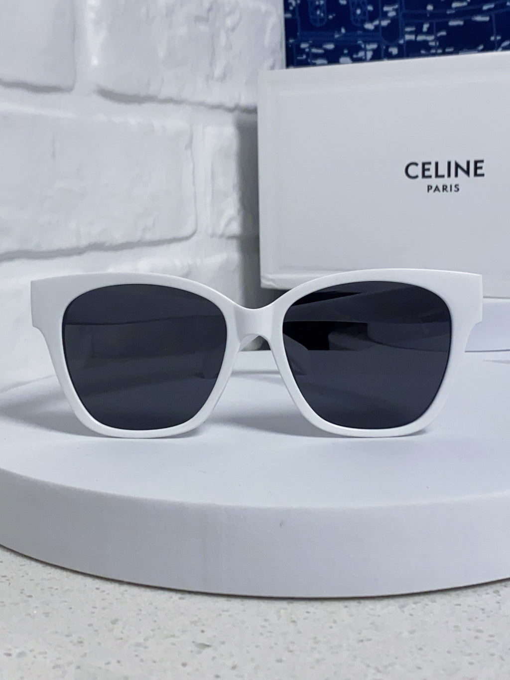 Celine Cat-Eye Blue Lens Sunglasses for Men & Women - 382529 - detail image 2