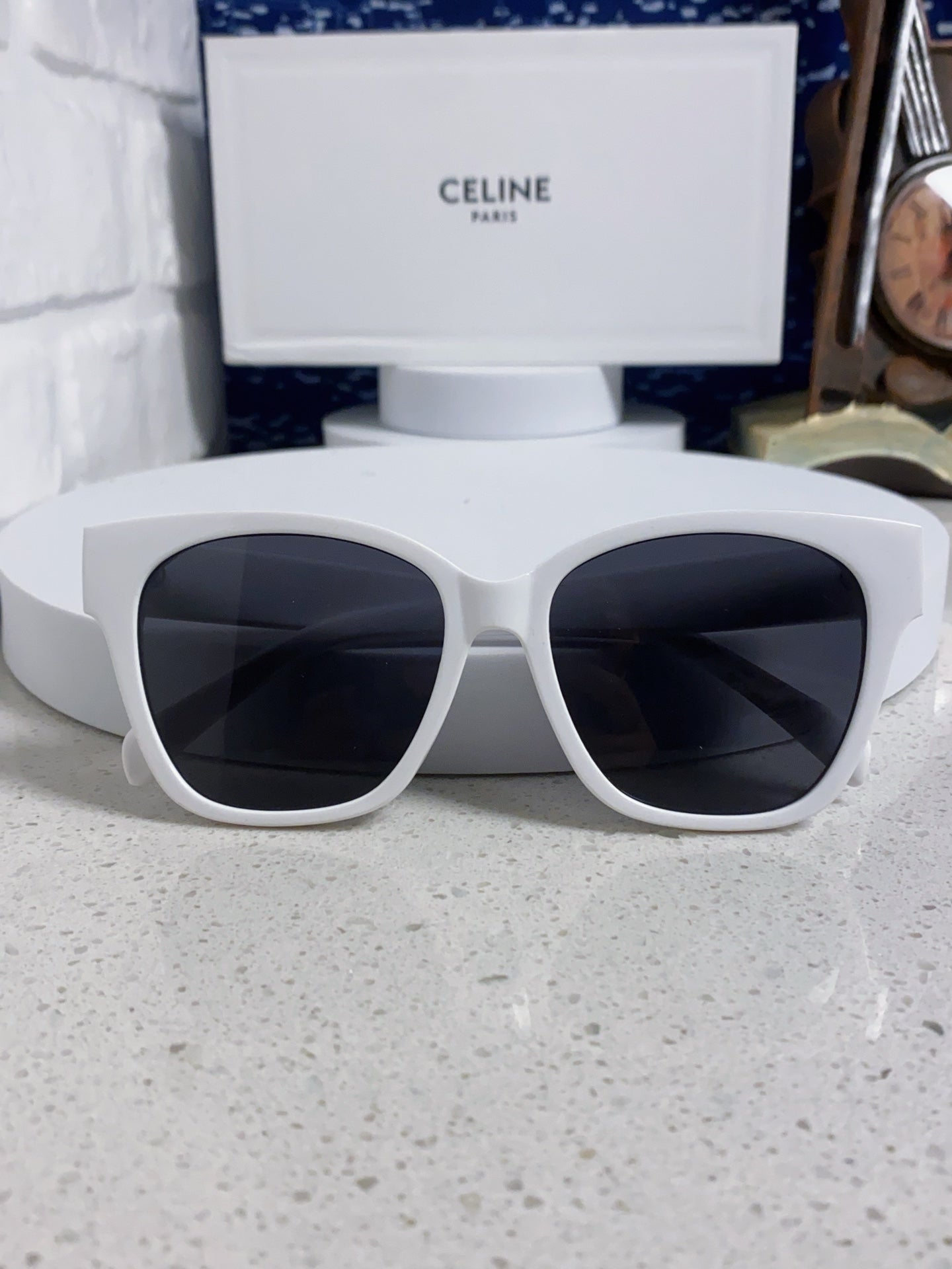 Celine Cat-Eye Blue Lens Sunglasses for Men & Women - 382529 - detail image 8